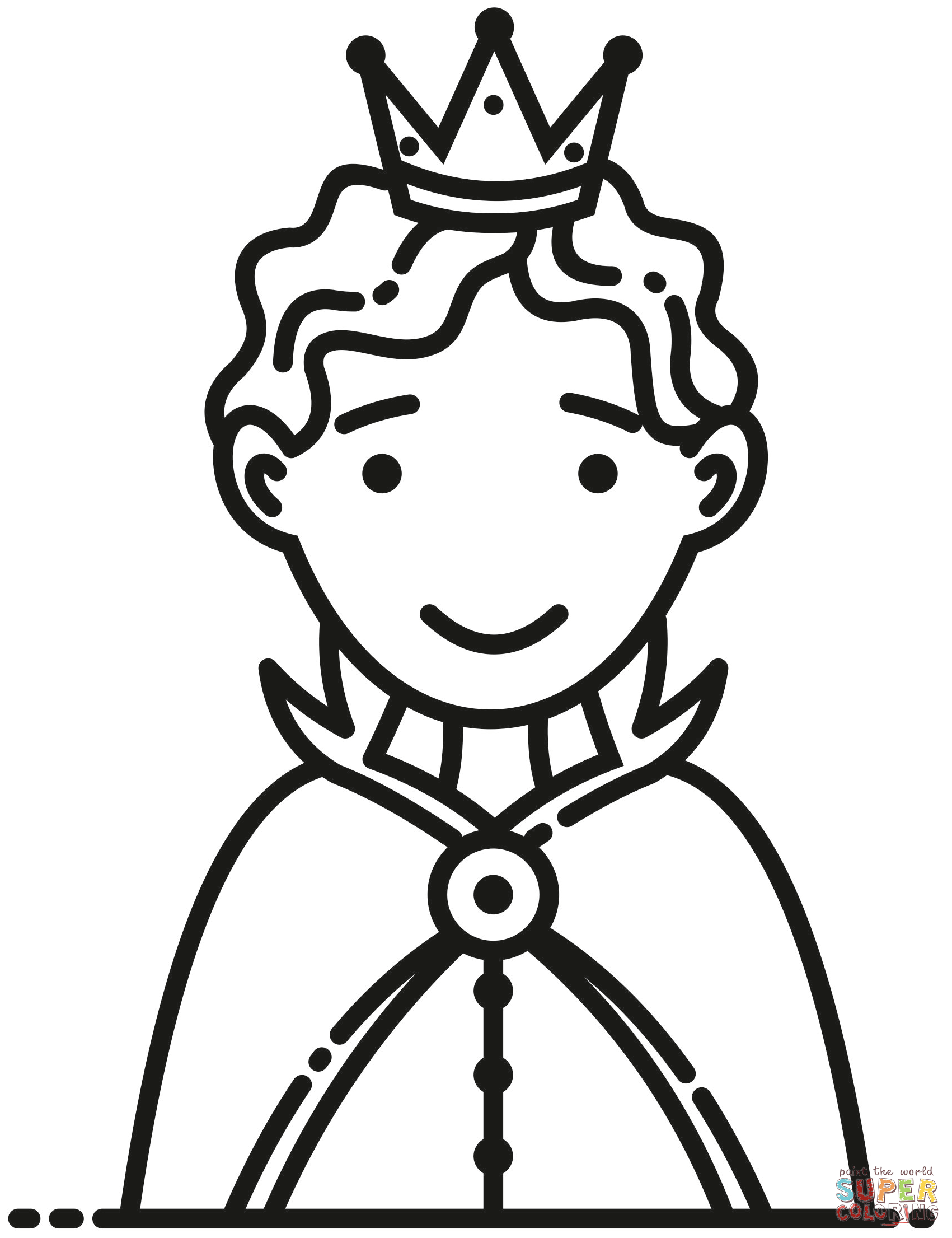 Prince coloring page free printable coloring pages