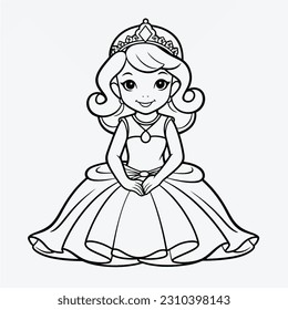 Princess coloring book images stock photos d objects vectors