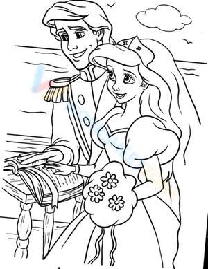 Free printable ariel coloring pages for kids students