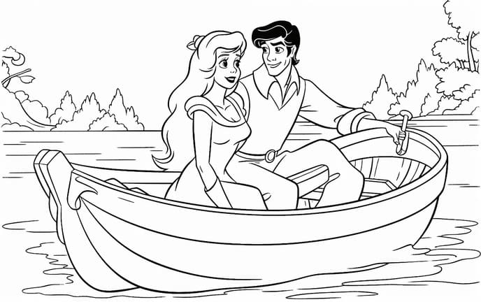 Ariel coloring pages for free printable