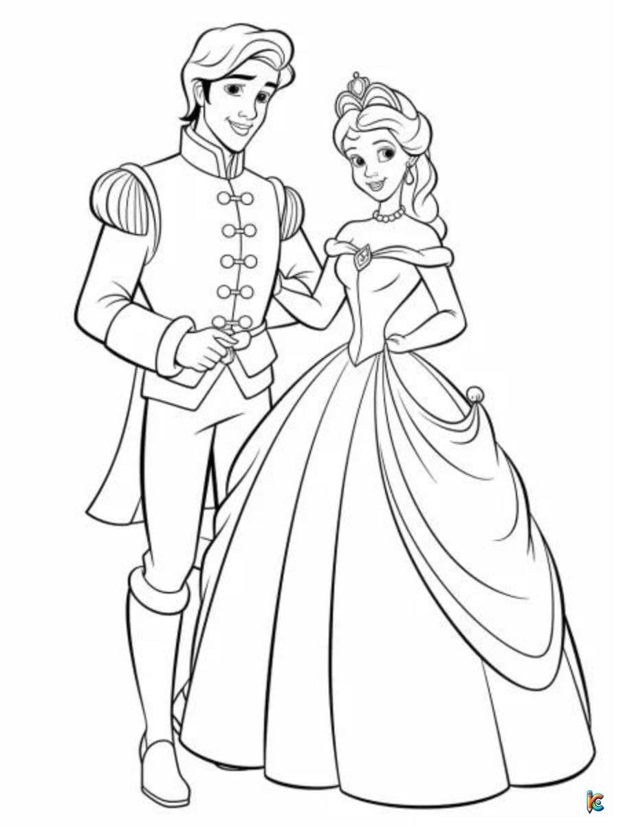 Cinderella coloring pages â