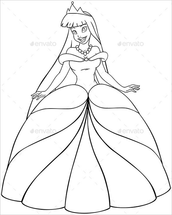 Princess coloring pages