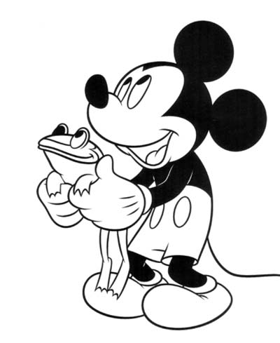 Mickey mouse coloring pages