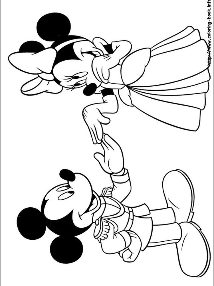 Mickey mouse coloring pages printable