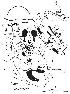 Disney free coloring pages