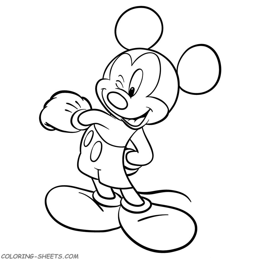 Mickey mouse coloring pages printable pictures online