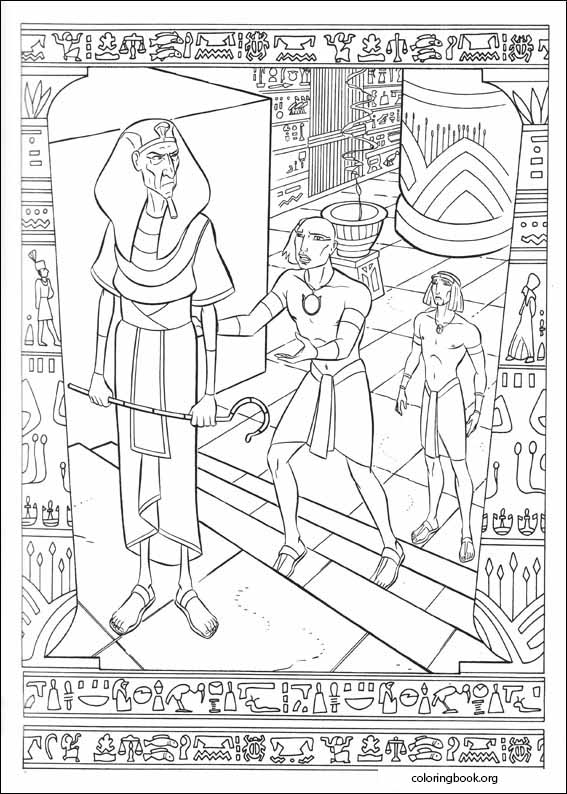 The prince of egypt coloring page