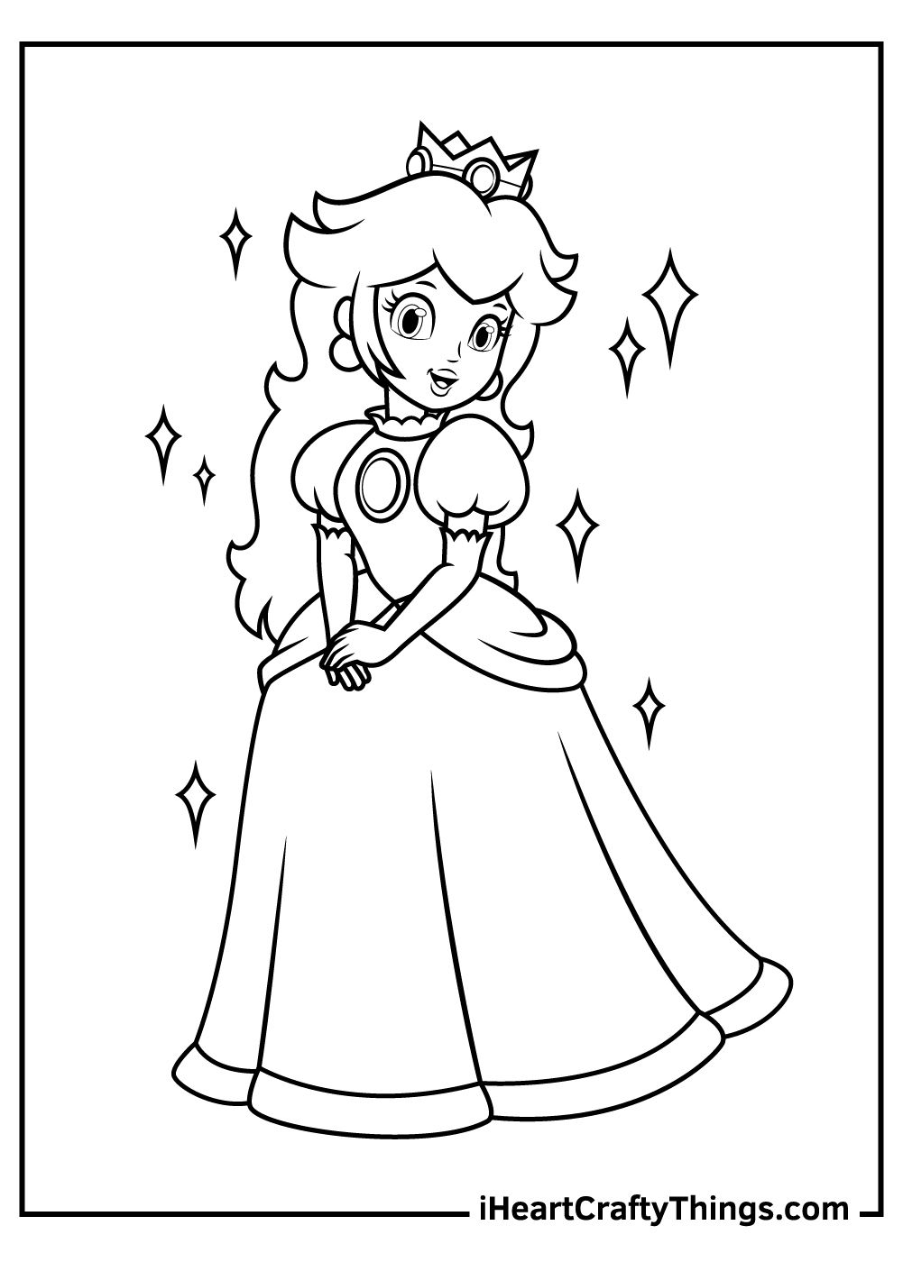 Princess peach coloring pages super mario coloring pages princess coloring pages disney princess coloring pages