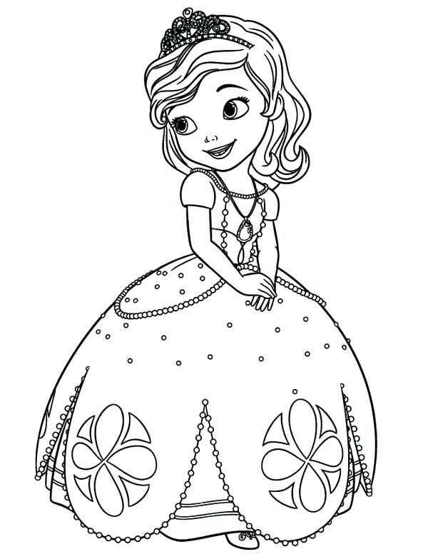 Princess sofia coloring book together with princess coloring pages beautiful princess the first coloring page ààà