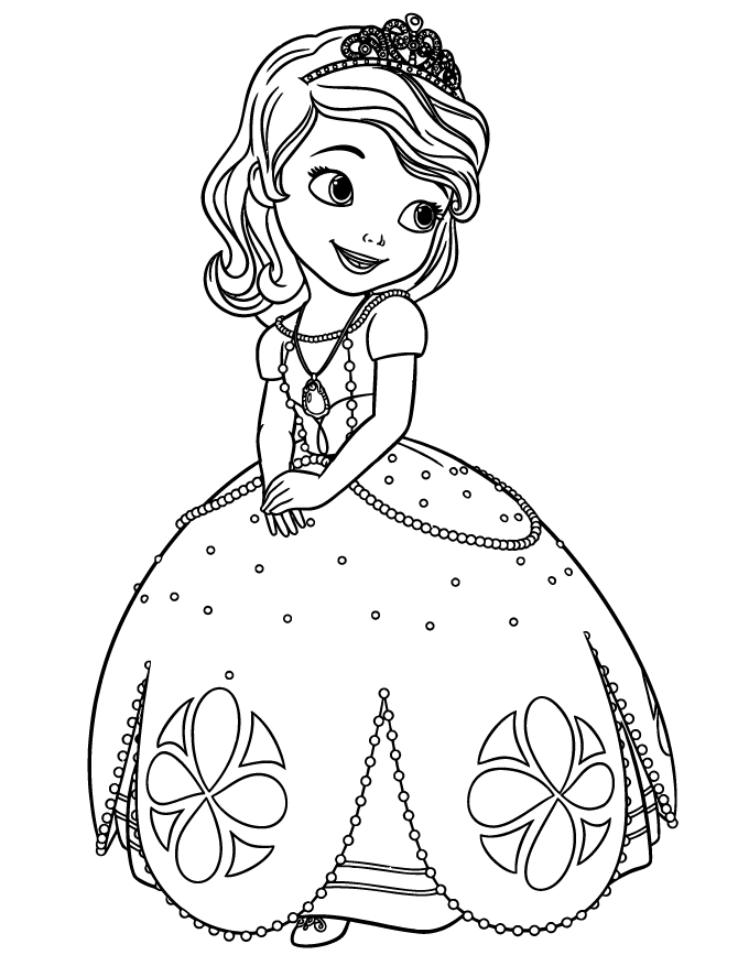 Free printable disney princess coloring pages for kids