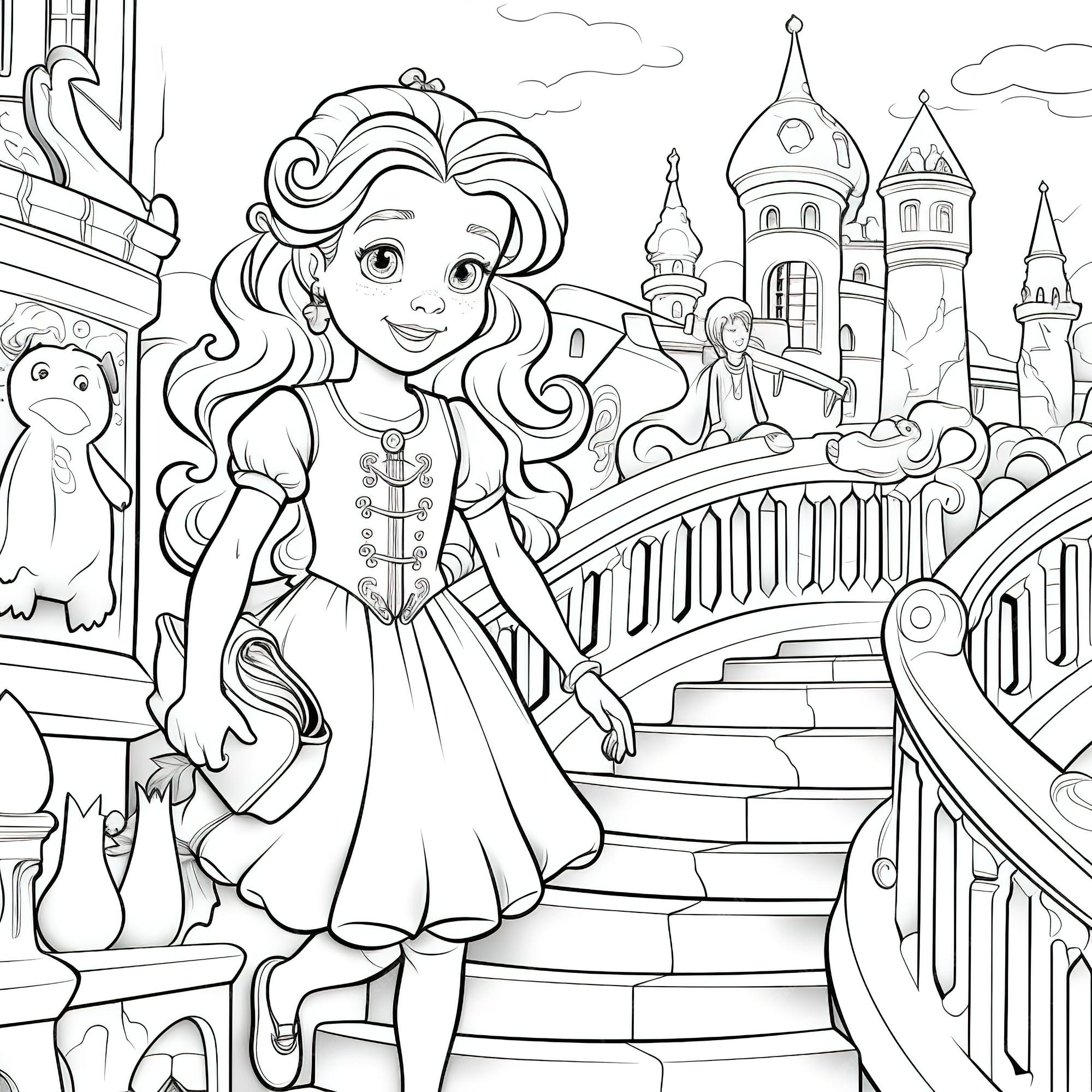 Livrinho de colorir da princesinha sofia para vocãª imprimir grãtis clique nas imagens antâ jogo de pintar princesas