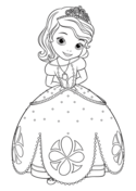 Sofia the first coloring pages free coloring pages