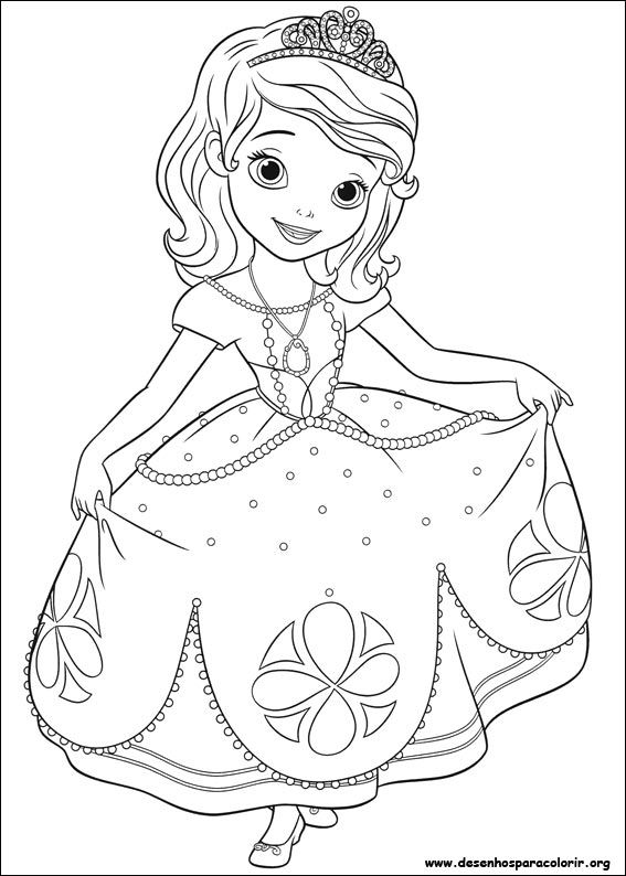Princesinha sofia para colorir princesa sofia para colorir desenhos para colorir princesas desenho da princesa sofia