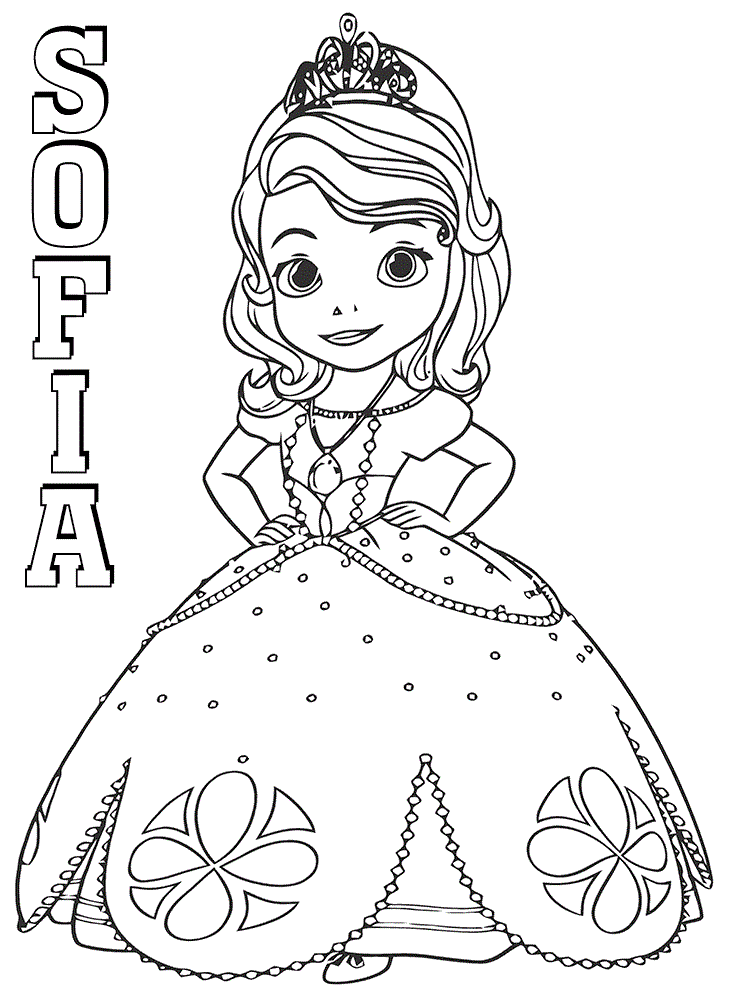 Sofia the first coloring games