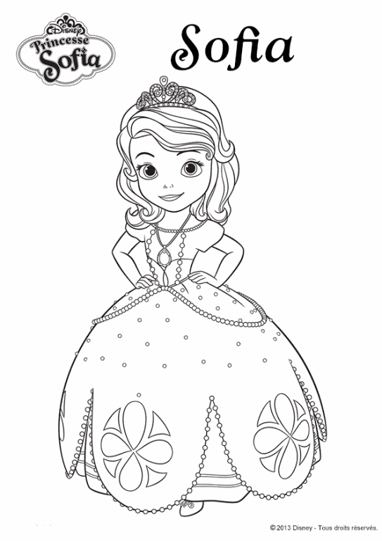 Princesa sofia da disney desenhos para imprimir colorir e pintar