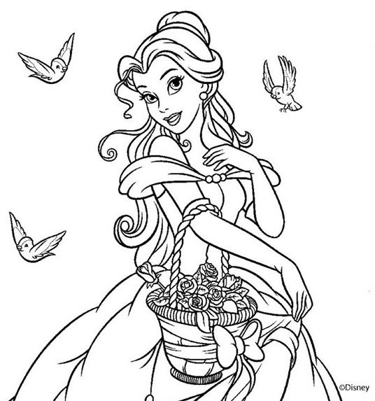 Princesa para pintar colorear princesas princesas dibujos