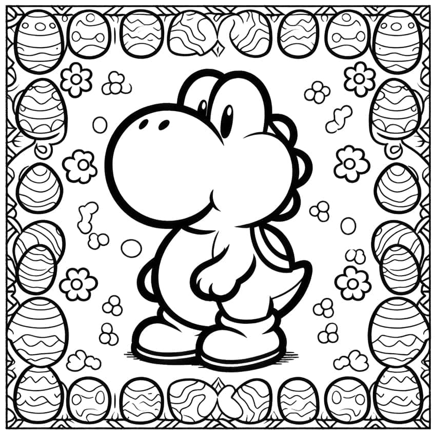 Super mario bros coloring pages