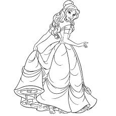 Top disney princess coloring pages for your little girl