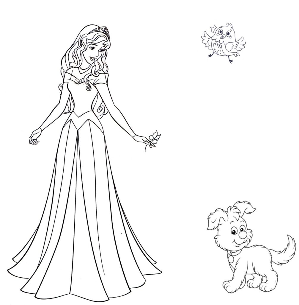 Dibujos de princesas para colorear ðð