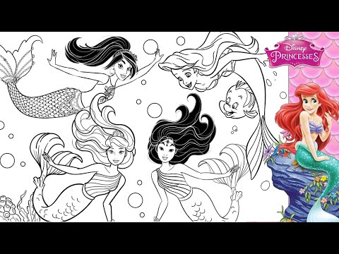 Disney princesses coloring pilation disney princesses coloring pages cada princesa disney pãginas para colorear princesas de disney