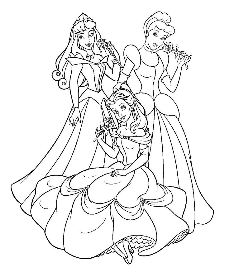 Dibujos pintar princesas disney colorear princesas disney pintar princesa colorear princesas