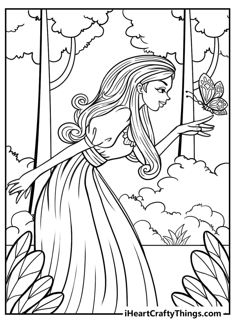 Princess coloring pages