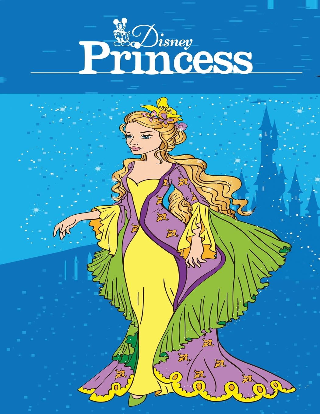 Disney princess adult coloring book beautiful designs to inspire your creativity and relaxation paperback