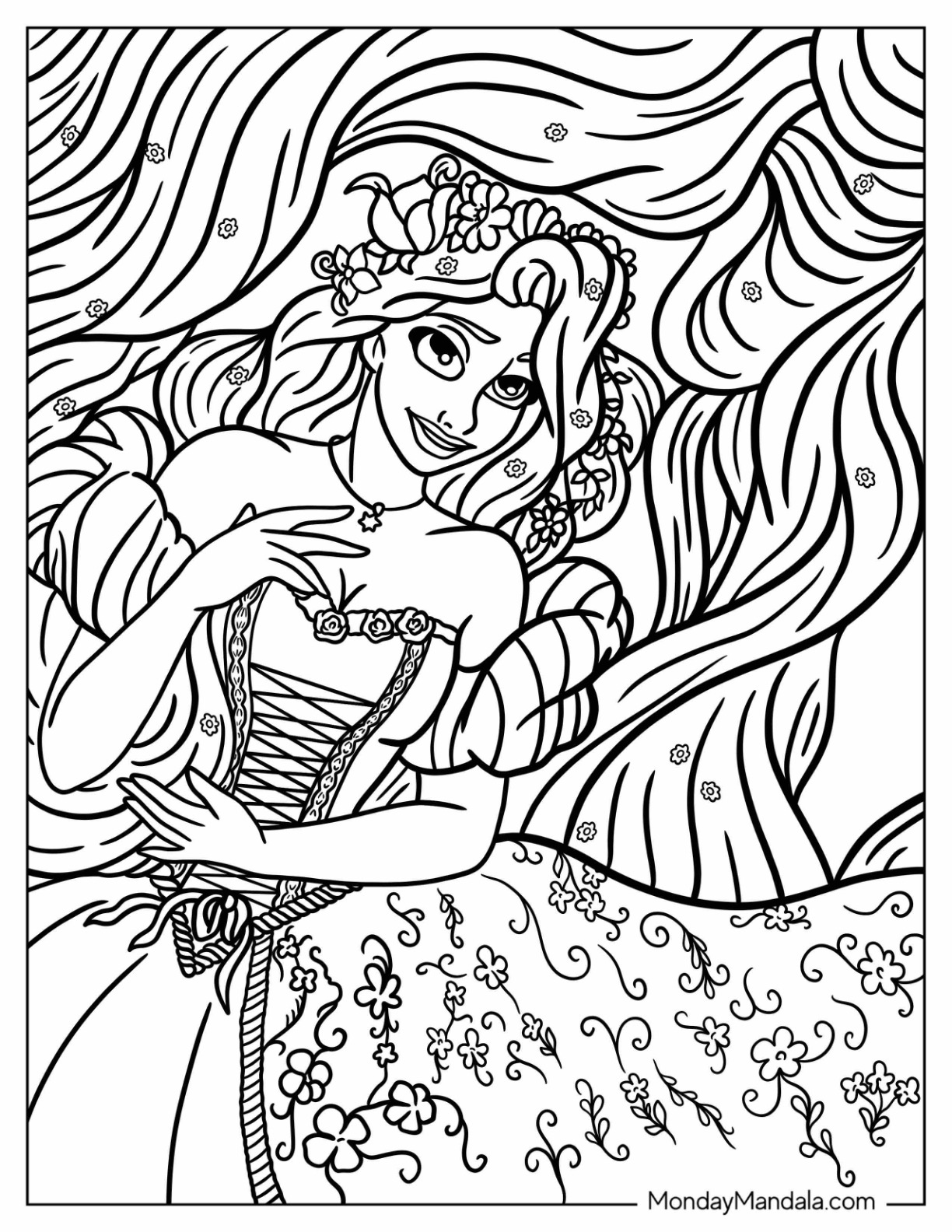 Disney coloring pages for adults free pdf printables