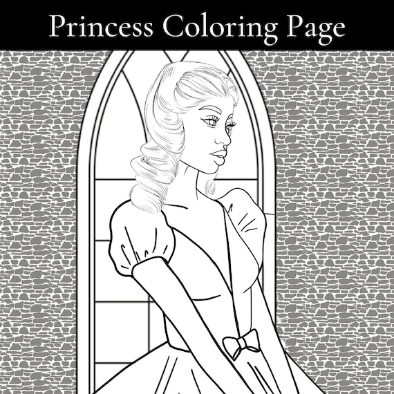 Adult coloring pages printable fantasy princess coloring page female printable adult coloring pages body line art coloring adult coloring