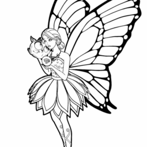 Fairy coloring pages printable for free download