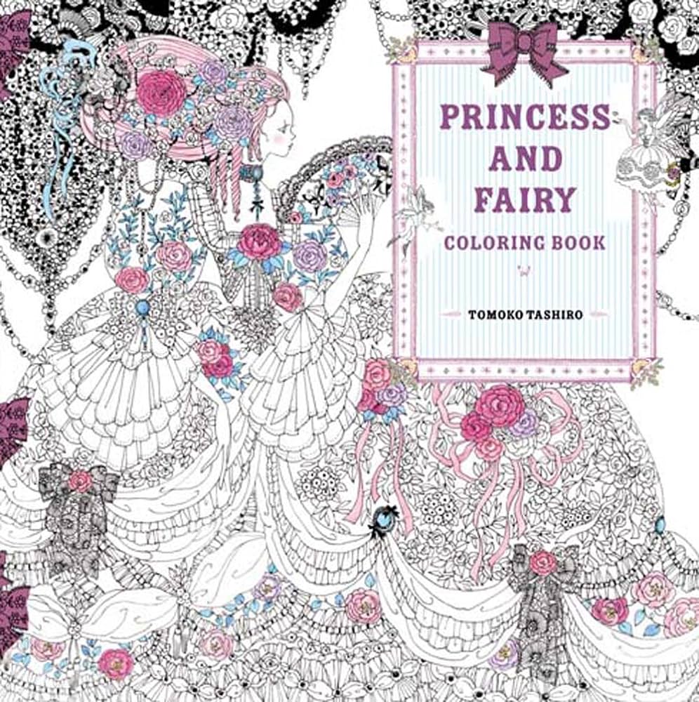 Princess and fairy coloring book tashiro tomoko books