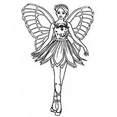 Top free printable beautiful fairy coloring pages online