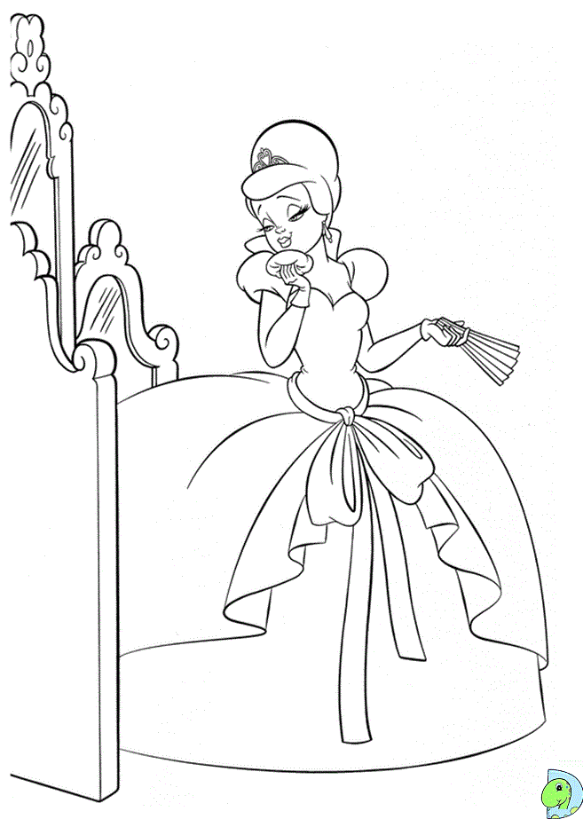 Princess and the frog coloring pages printable for free download