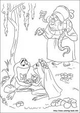 The princess and the frog coloring pages on coloring