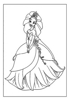 Discover adventure and creativity with printable tiana coloring pages sheets