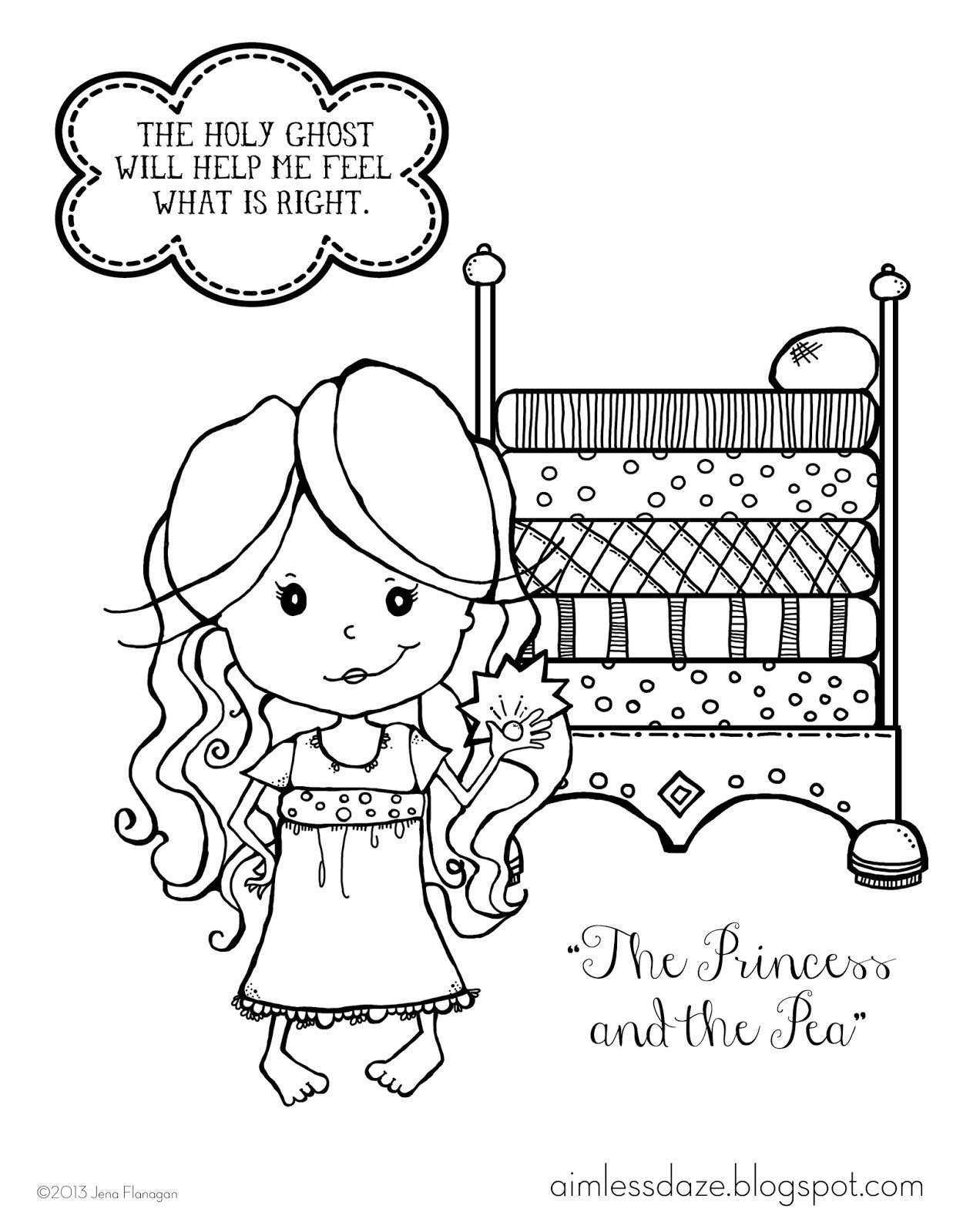 Coloring page princess and the pea â through the thousands of photographs on the web concerning coloâ princess and the pea cartoon coloring pages coloring pages