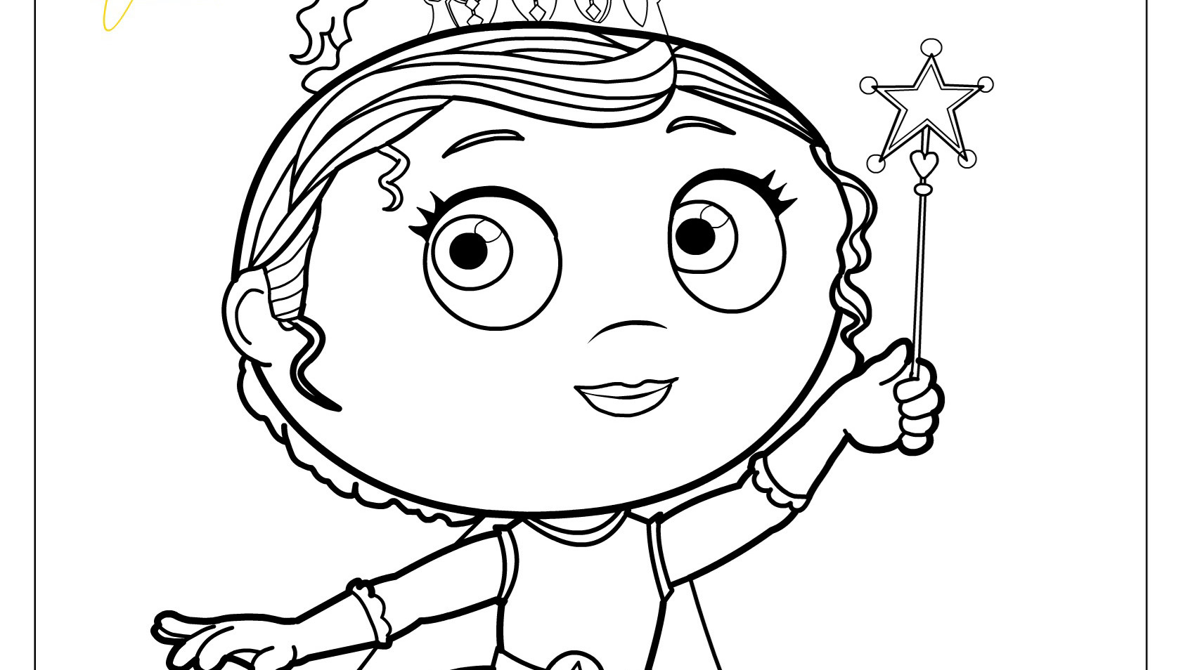 Pretty princess presto coloring page kidsâ kids for parents