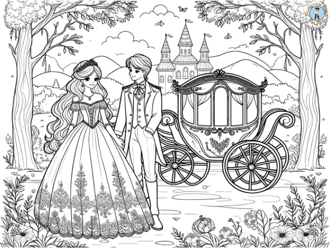 Fairy tale coloring pages