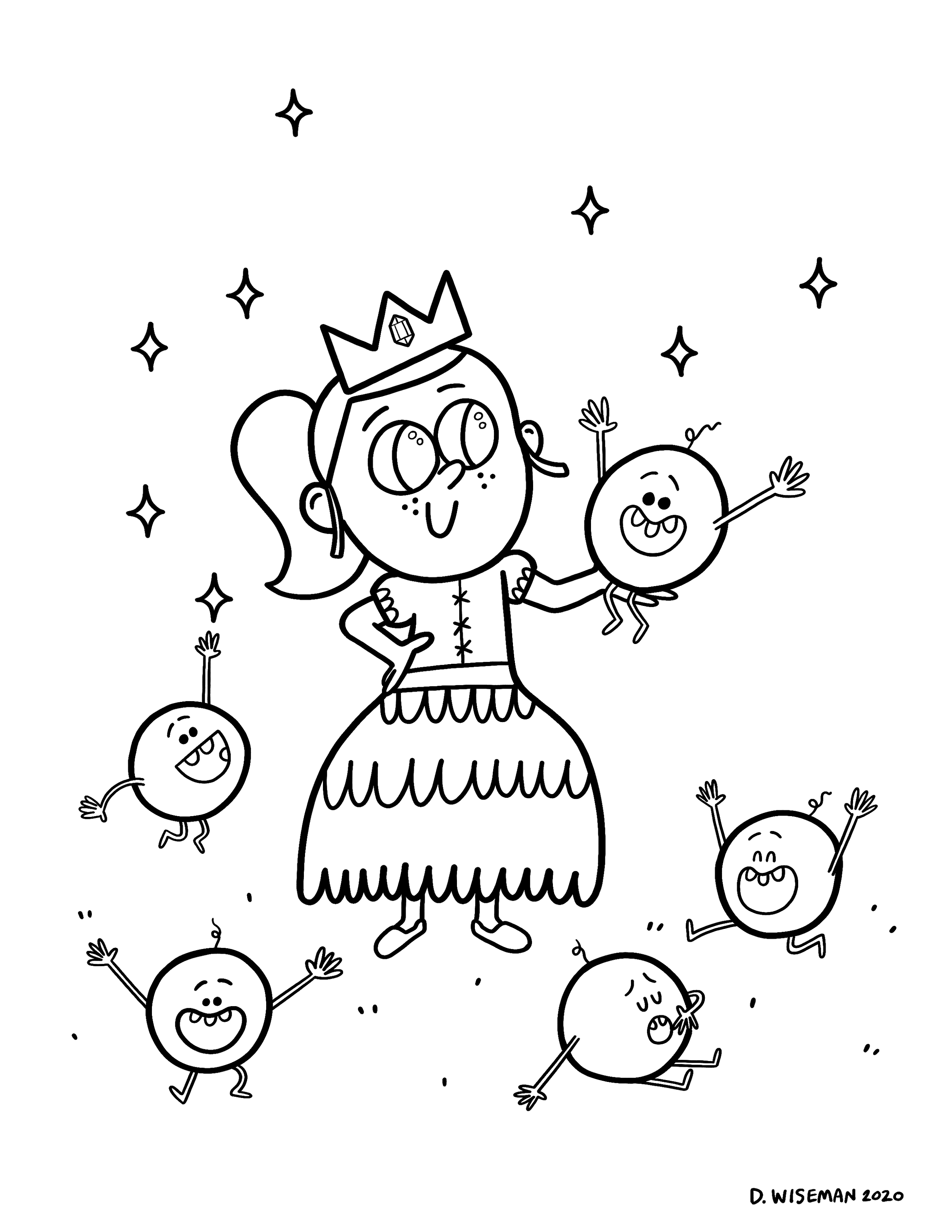 Coloring pages â daniel wiseman illustration