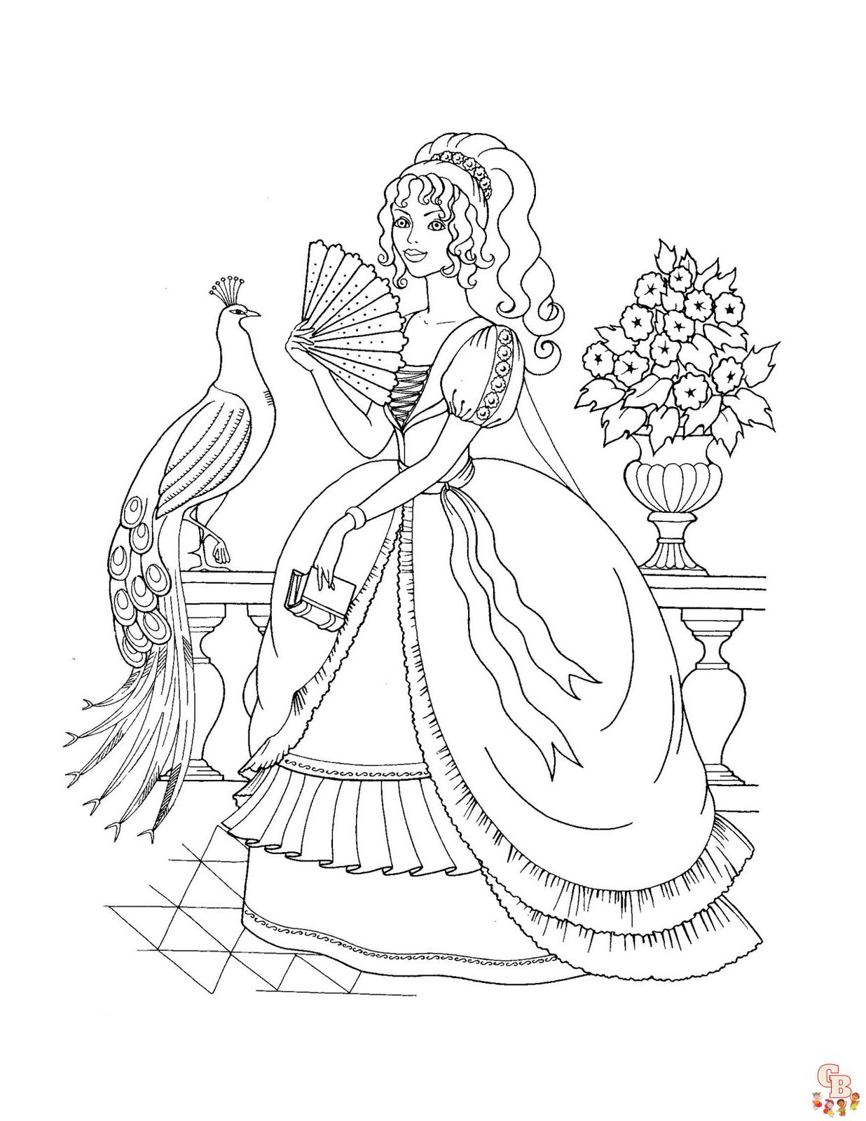 Princess coloring pages