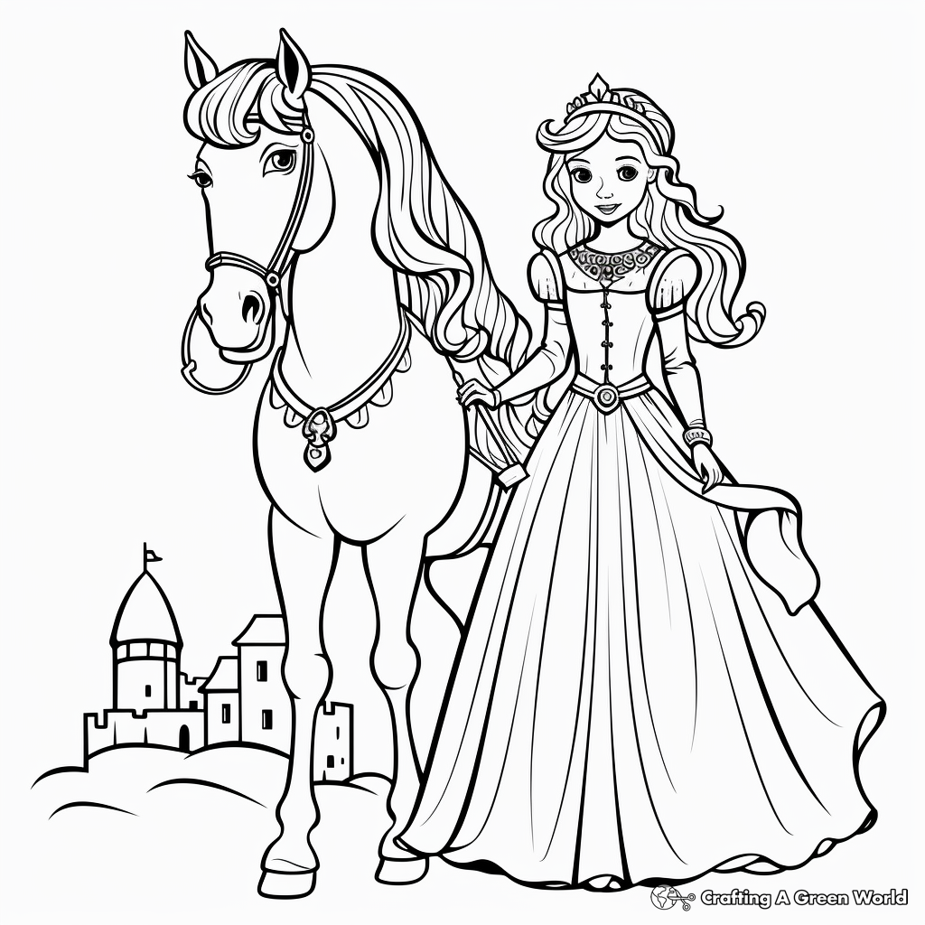 Unicorn coloring pages