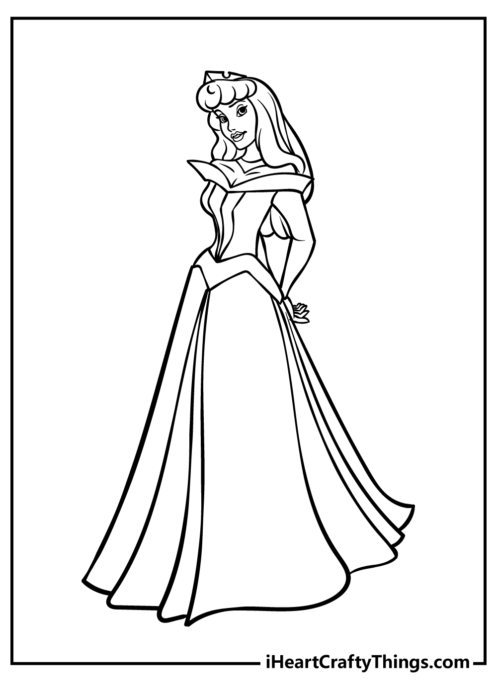 Sleeping beauty coloring pages free printables