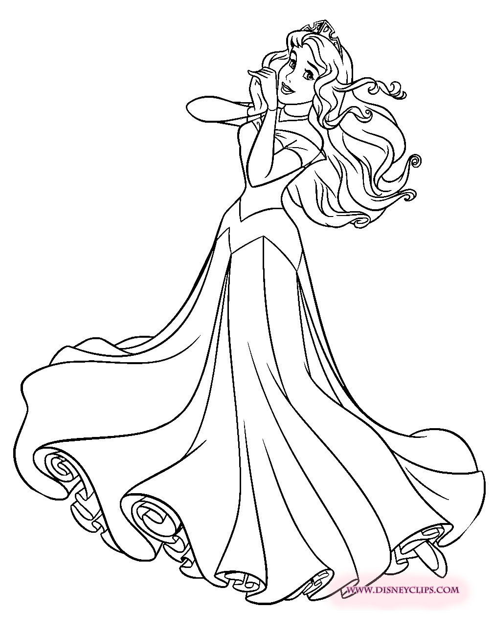 Sleeping beauty coloring pages