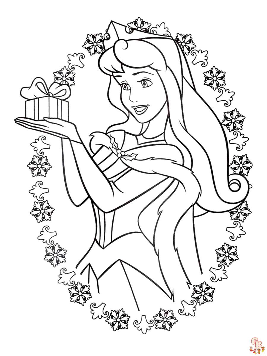 Free printable princes aurora coloring pages for kids