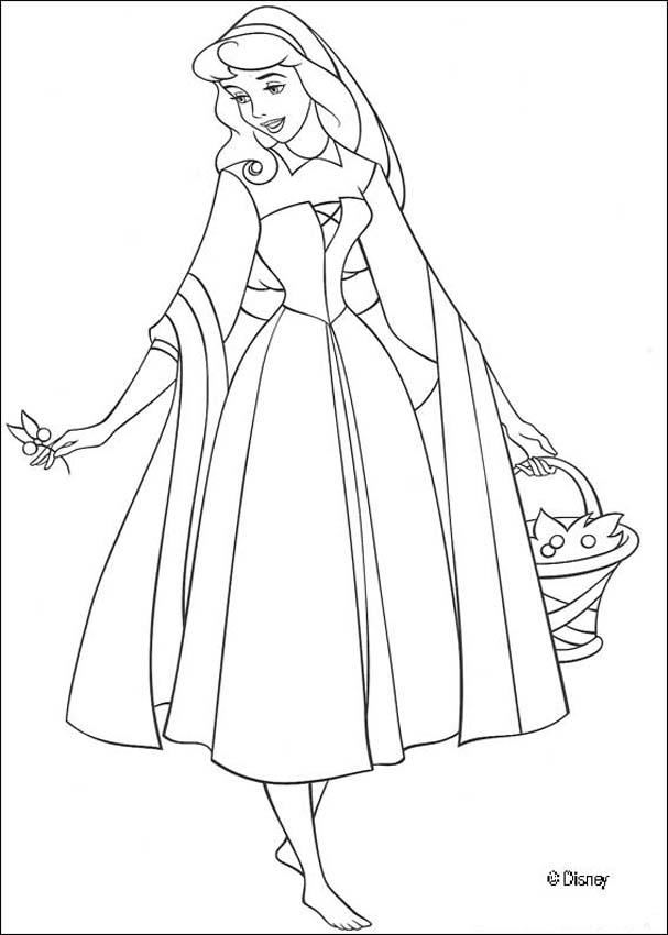 Aurora coloring pages