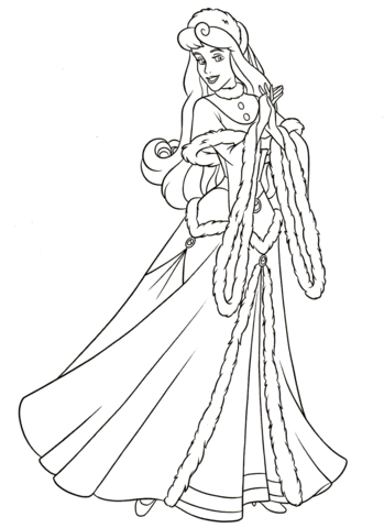 Aurora coloring page free printable coloring pages