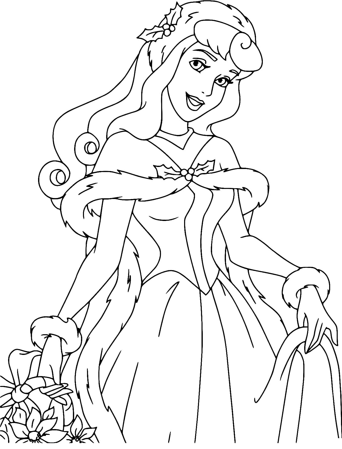 Princess aurora coloring pages