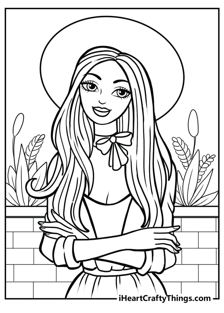 Barbie coloring pages free printables