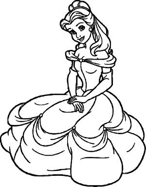 Belle coloring pages belle coloring pages printable free coloring pages part