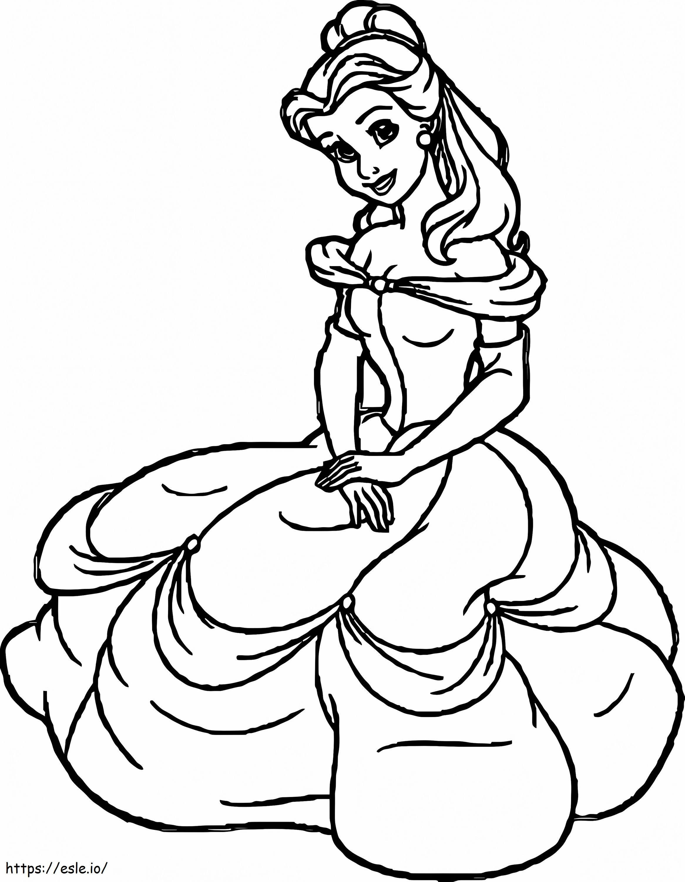 Aabefbddbadisney princess belle coloring perfect princess belle coloring coloring page